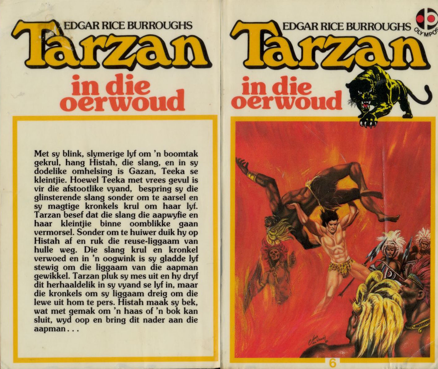 6. Tarzan in die oerwoud - Edgar Rice Burroughs (1984)
